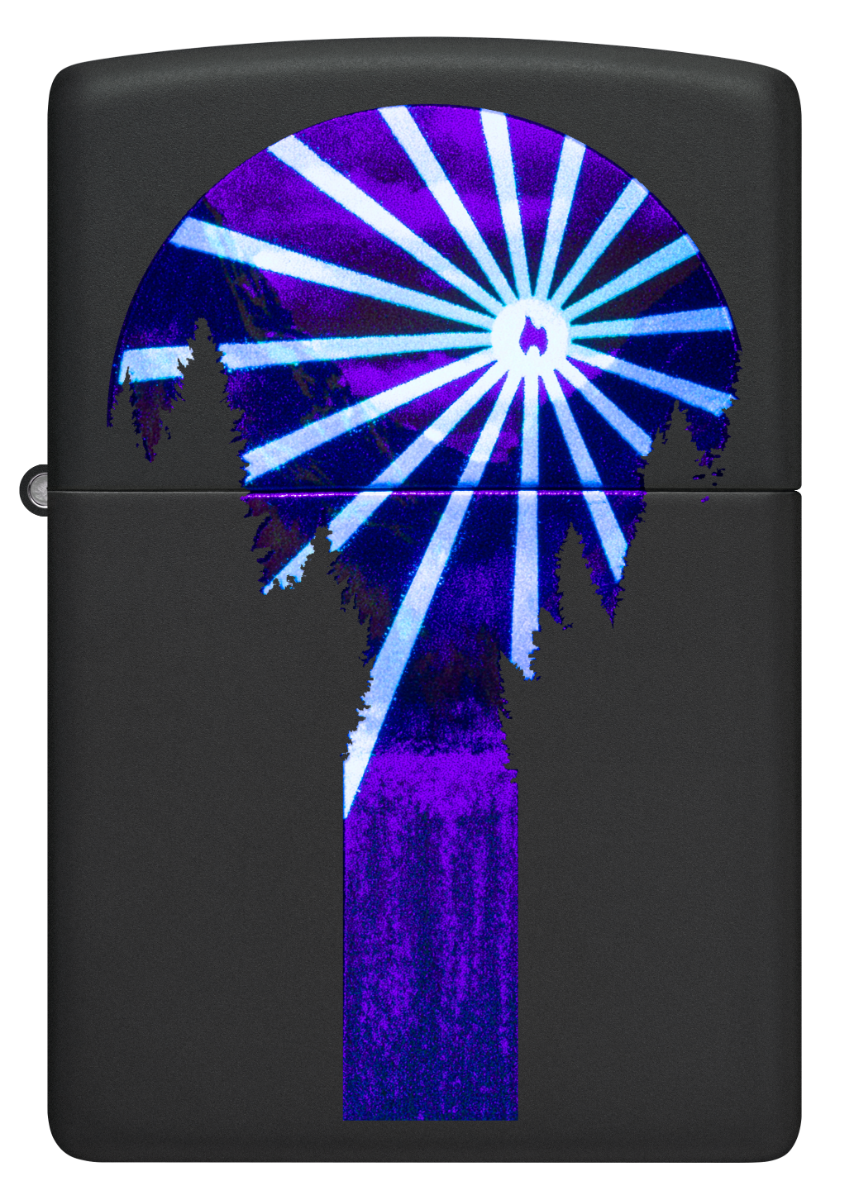 Zippo Lighter Mountain Waterfall Design ZP48676 View 3