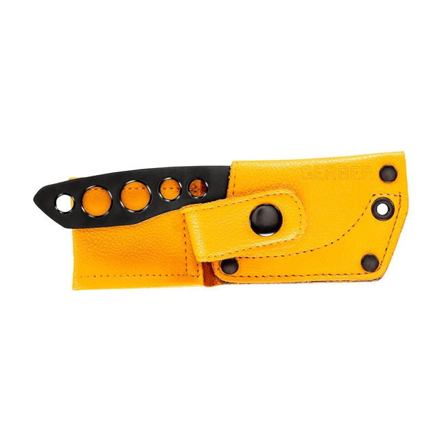 Gerber Dibs Fixed Blade Knife 2.5 Inch Plain Black PVD Drop Point G4116 View 4