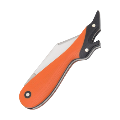 Marbles Orange G-10 Small Lady Leg Folding Knife MR593 View 3