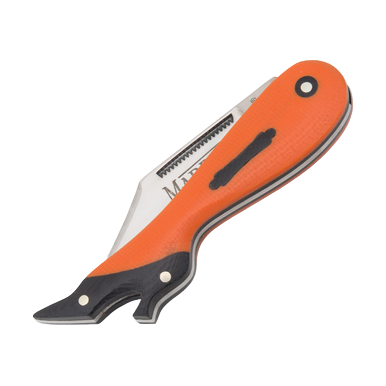 Marbles Orange G-10 Small Lady Leg Folding Knife MR593 View 2