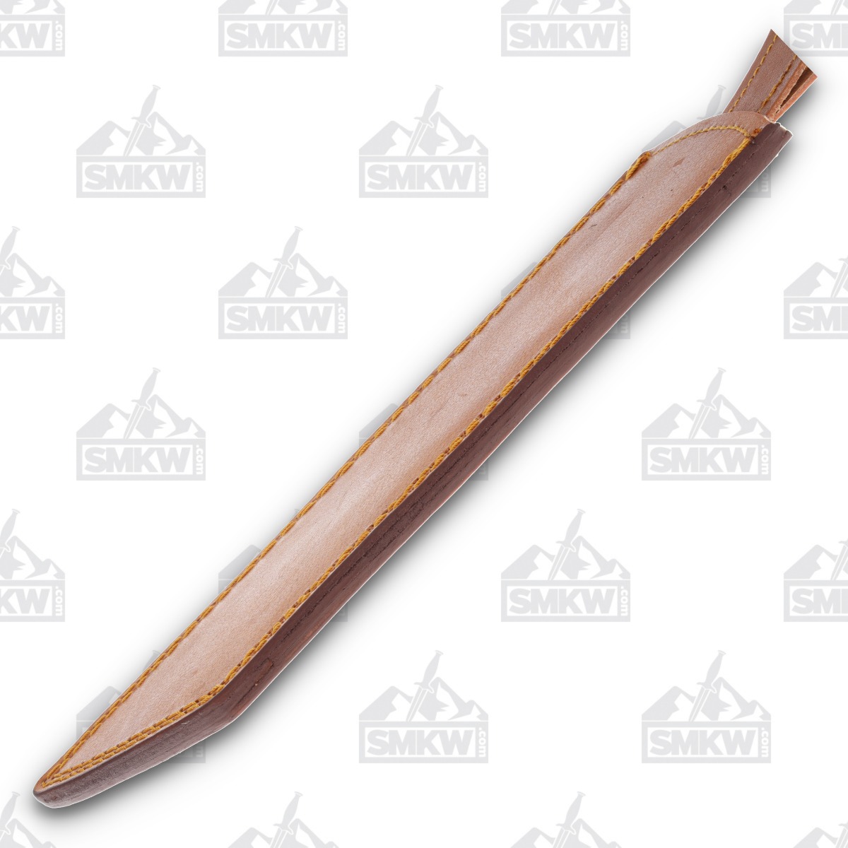 SZCO Supplies Smokewood Seax Fixed Blade Knife 8.75in Damascus Blade DM1368RD View 11