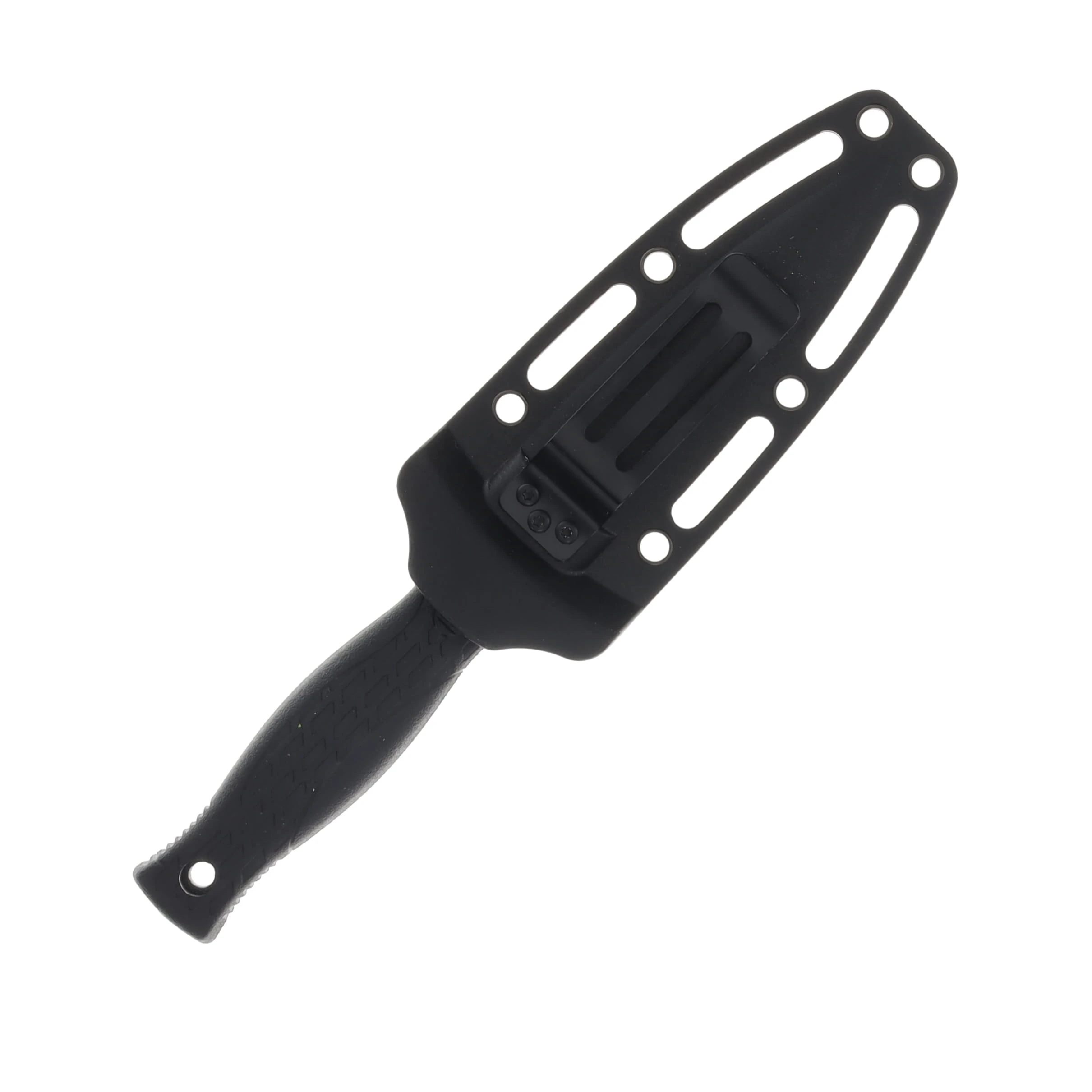 Schrade Needle Fixed Blade Knife 3 Inch Plain Black Powder Dagger 1182510 View 4
