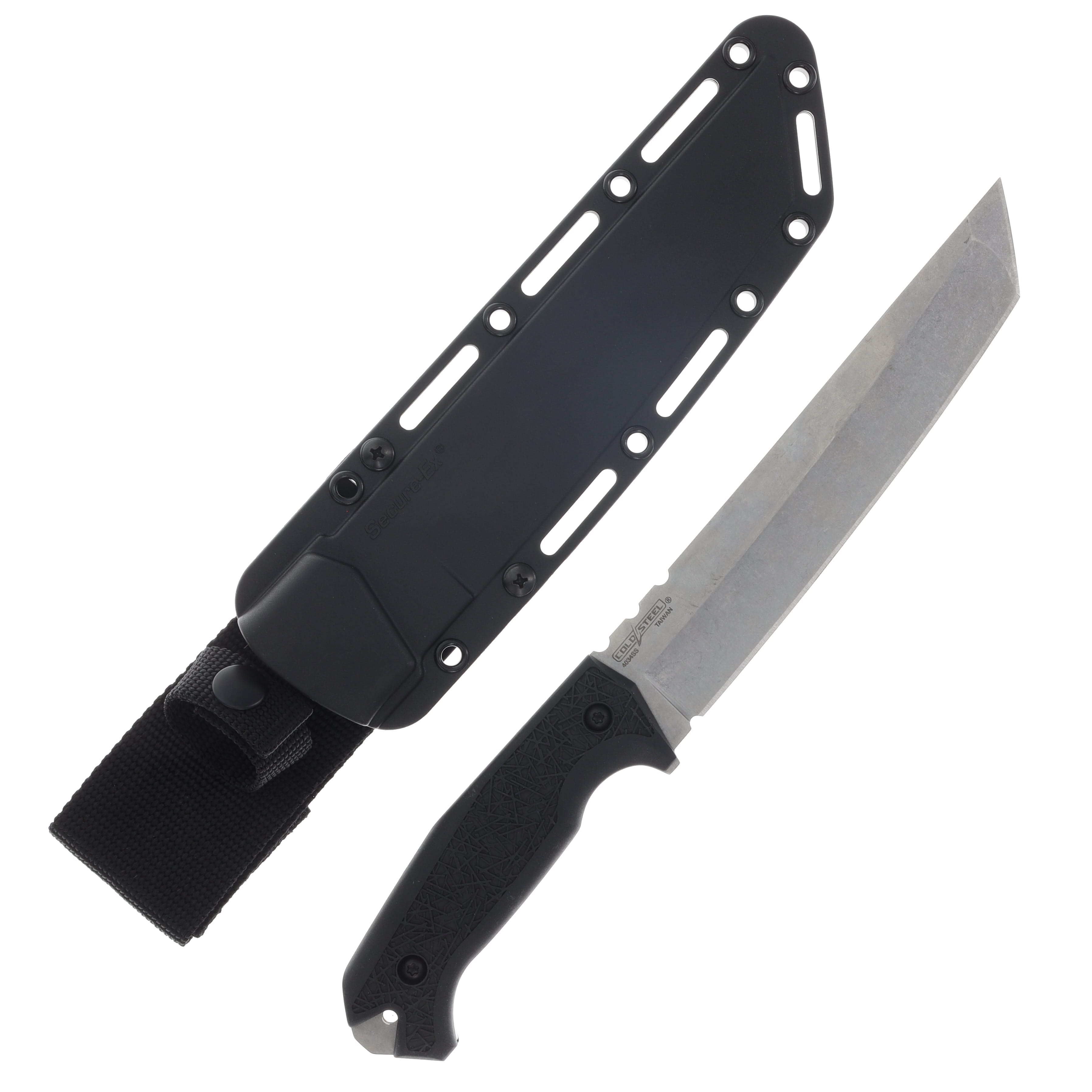 Cold Steel Large Warcraft 7.5in Stonewash Tanto Fixed Blade Knife CS-13SSB View 2