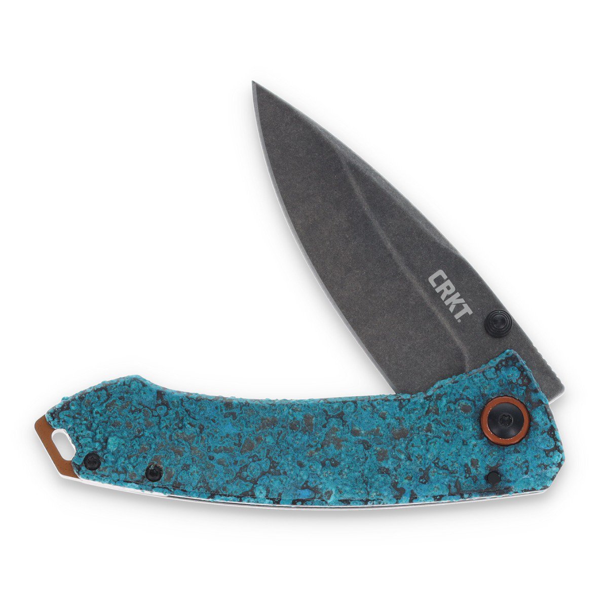 CRKT Tuna SMKW Custom Copper Shipwreck Framelock Folding Knife CR2520CSW View 1