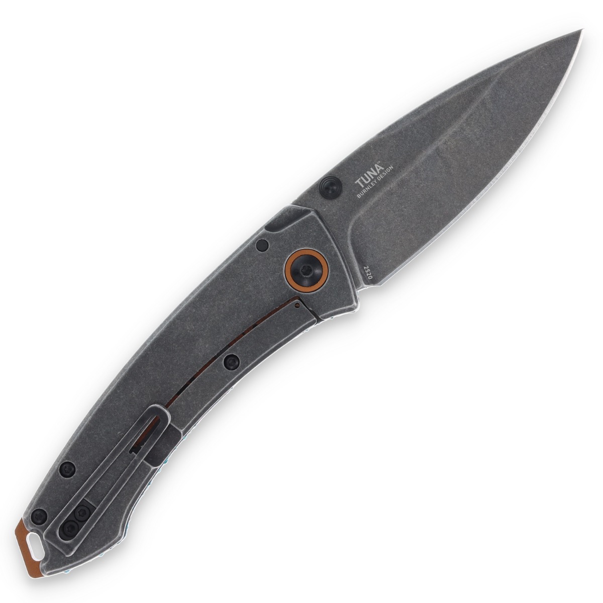 CRKT Tuna SMKW Custom Copper Shipwreck Framelock Folding Knife CR2520CSW View 4