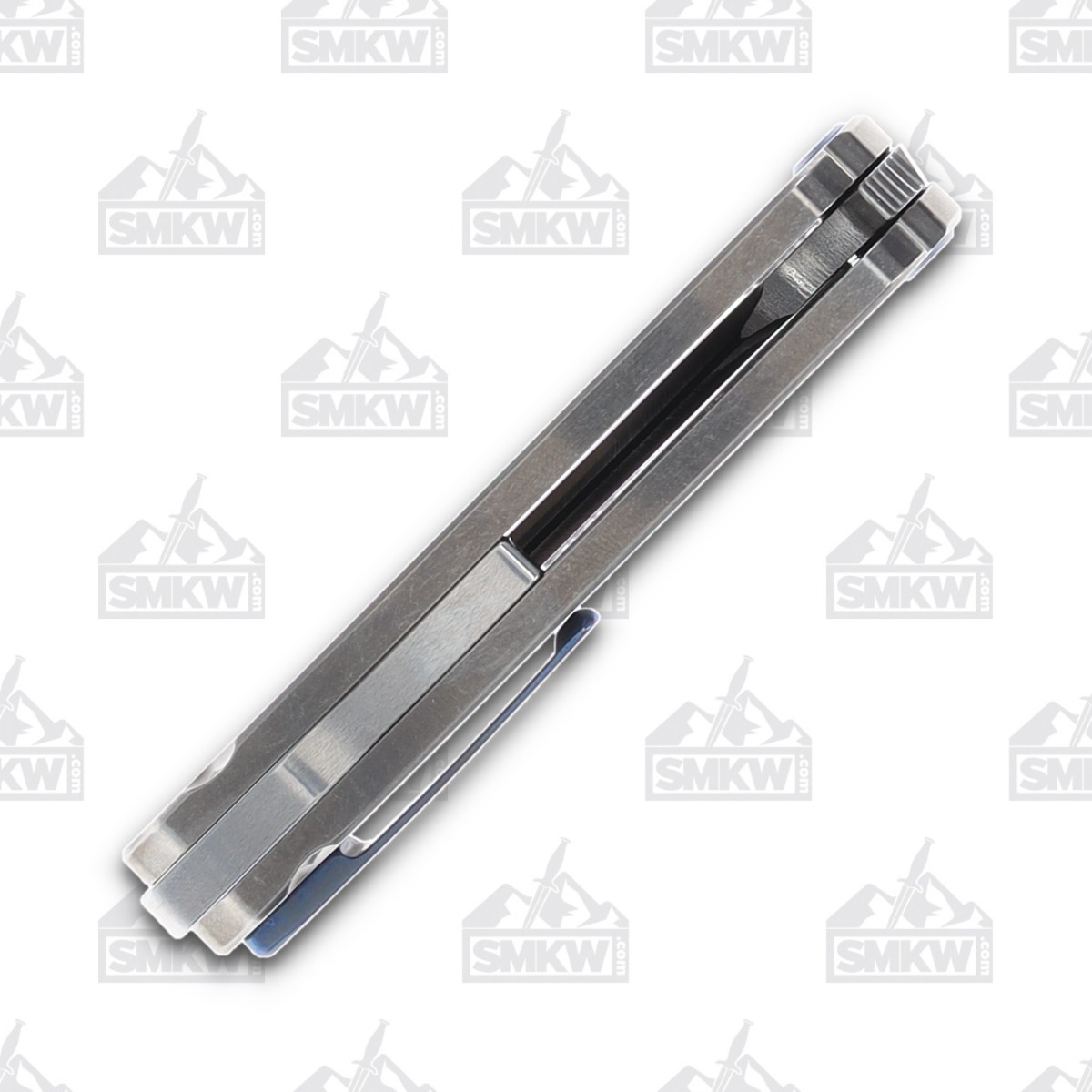 Medford Infraction Folding Knife Tumbled Second Amendment Titanium with Blue Hardware MK0314TQ-01TM-T2C2-BN View 8