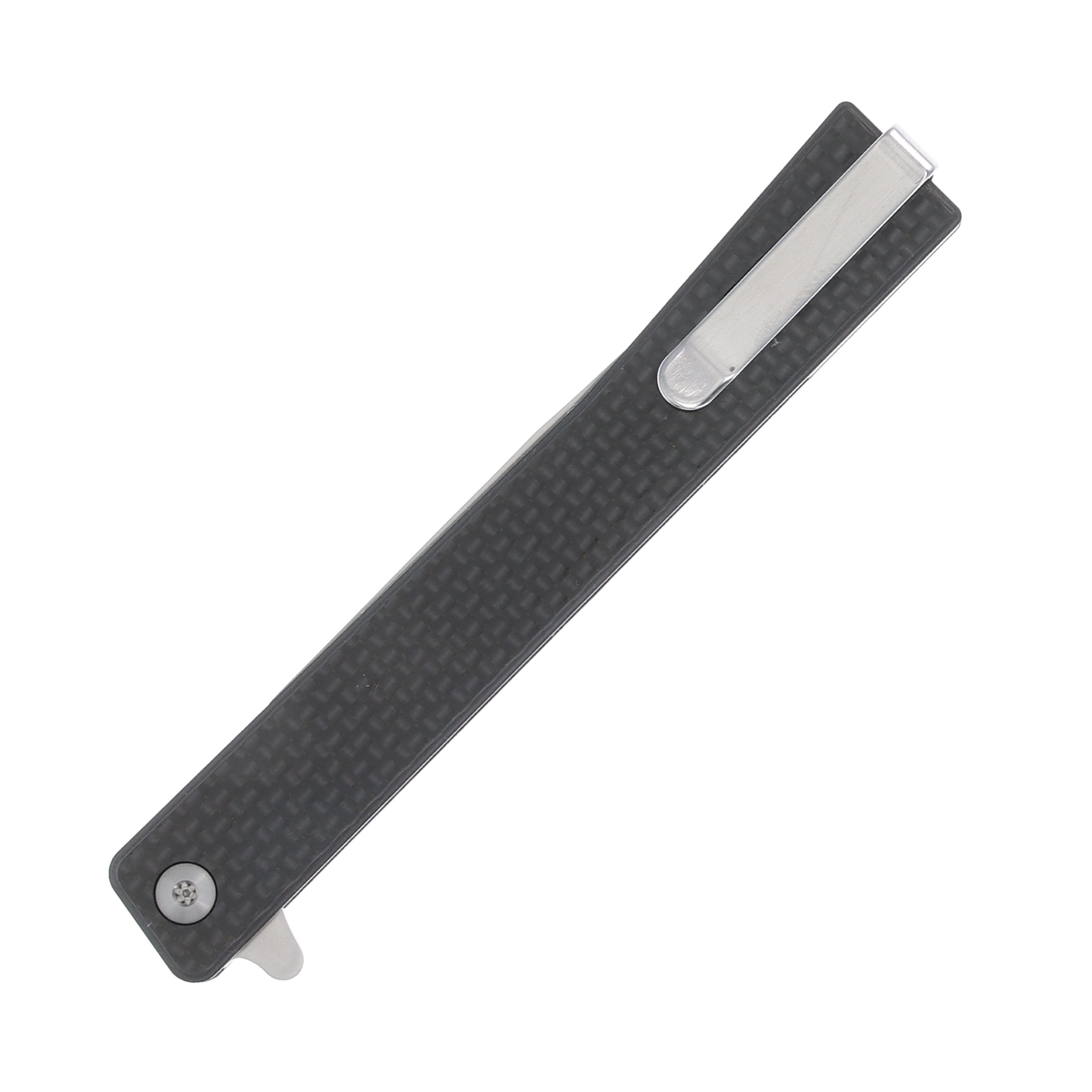 Ocaso Knives Solstice Demko Linerlock Folding Knife (Satin, Carbon Fiber) 10CFS View 6