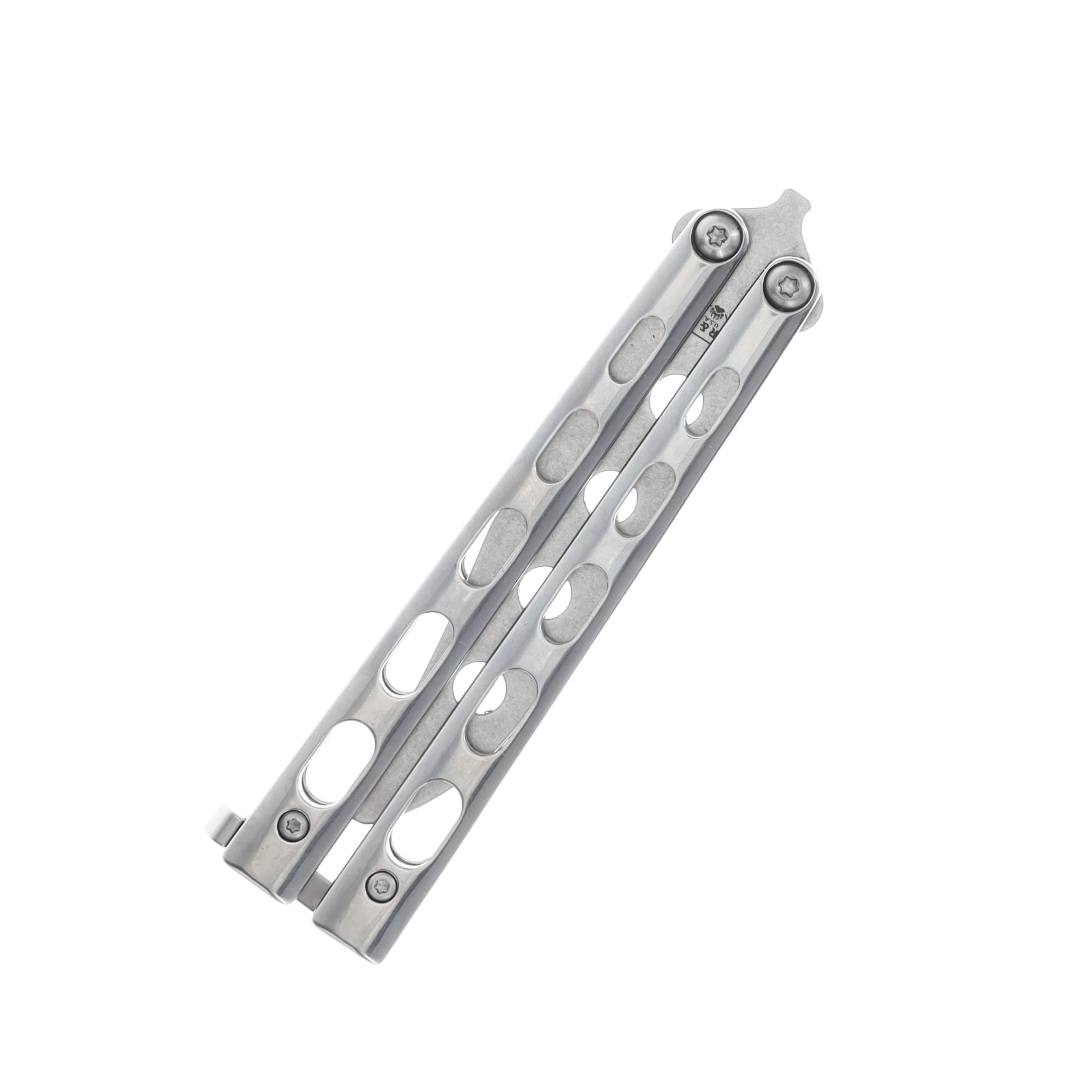 Bear & Son 4" Silver Vein Balisong Butterfly Knife Trainer BRSS13TR View 4