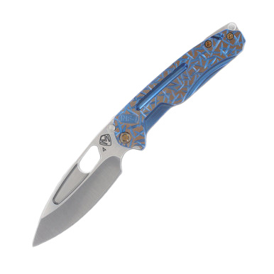 Medford Infraction 3.62in Tumbled Drop Point Blade Jasmine Fields View 1