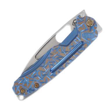 Medford Infraction 3.62in Tumbled Drop Point Blade Jasmine Fields View 5