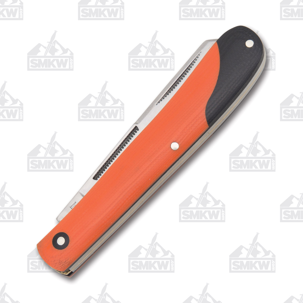 Marbles Orange G-10 Trapper Folding Knife MR591 View 3