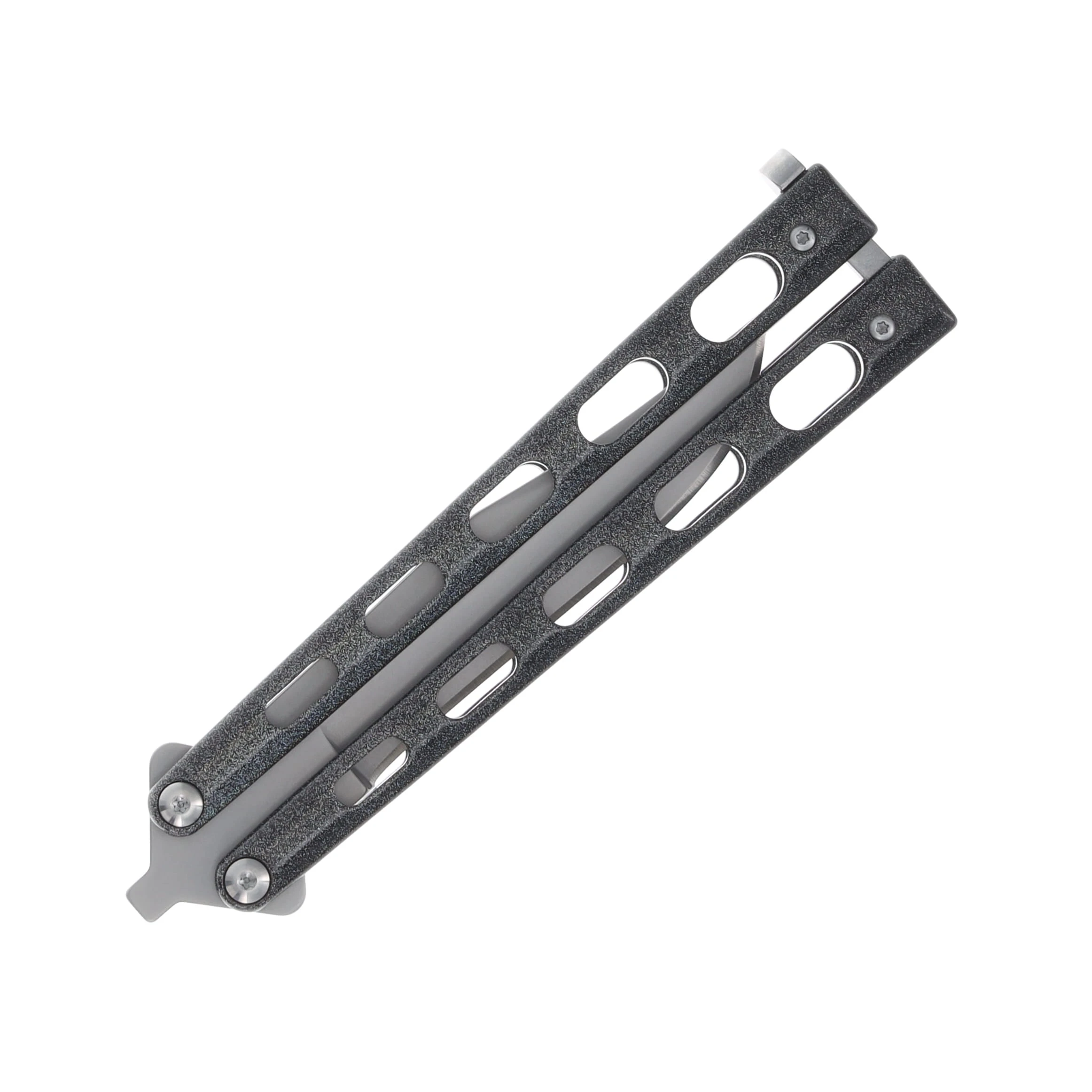 Bear & Son Galaxy Balisong Clip Point Satin BR114GX View 9