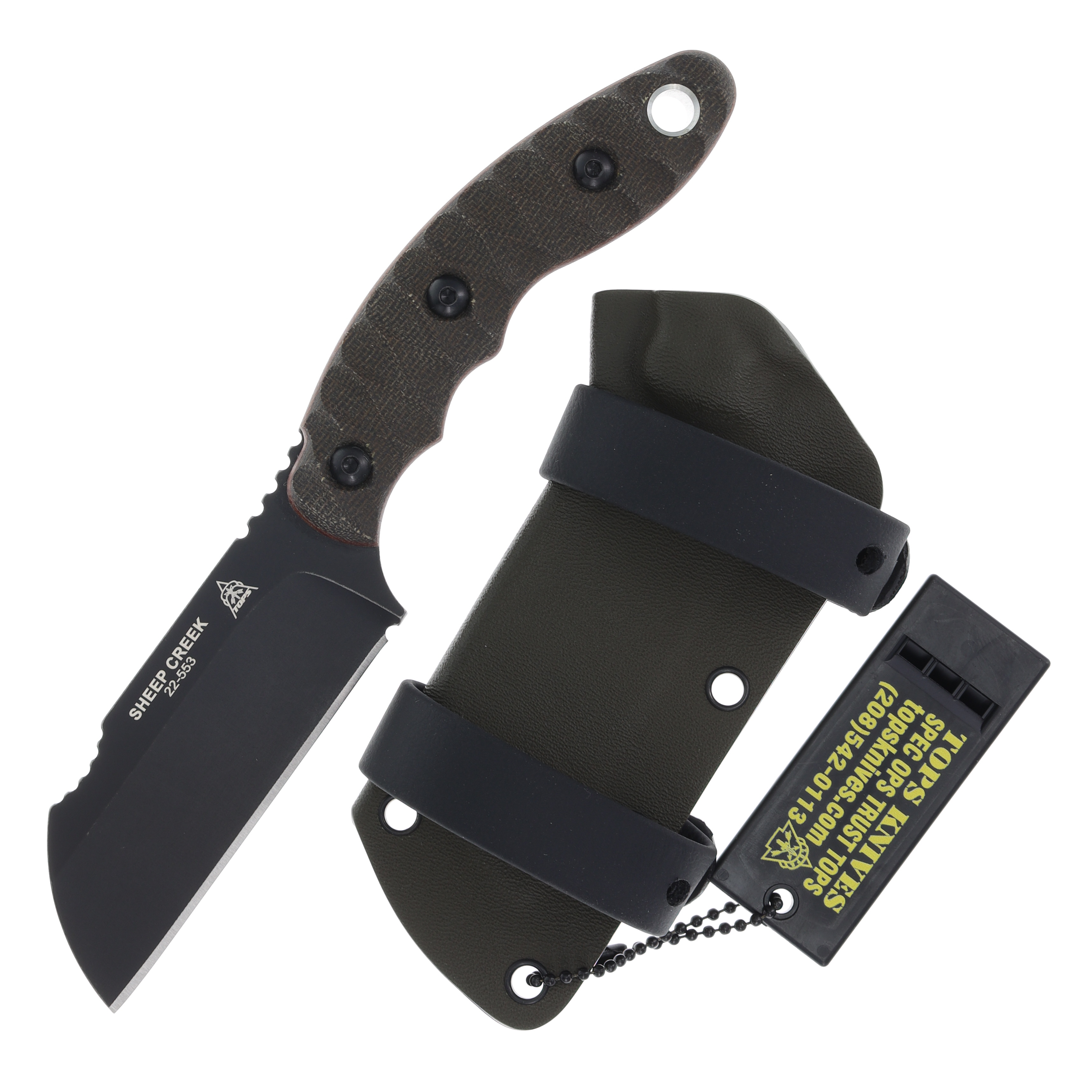 TOPS Sheep Creek Fixed Blade Knife TPSPCK01 View 1