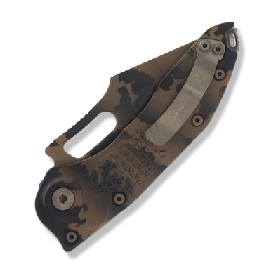 Microtech Stitch Signature Series Automatic Knife All Coyote Camo S/E View 2