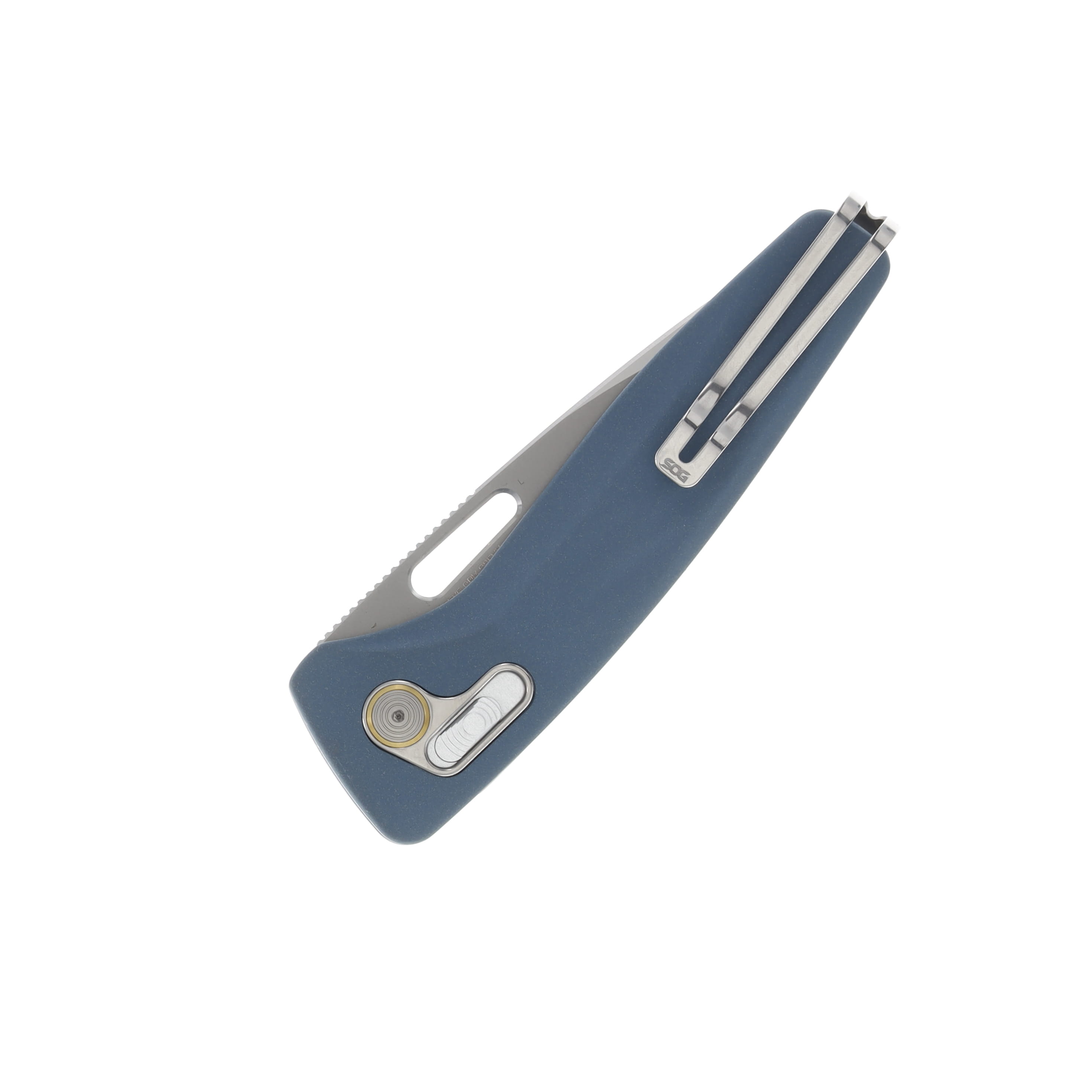 SOG Knives One-Zero XR Smoke Gray Folding Knife 3.11in Plain Drop Point SOG12730457 View 2
