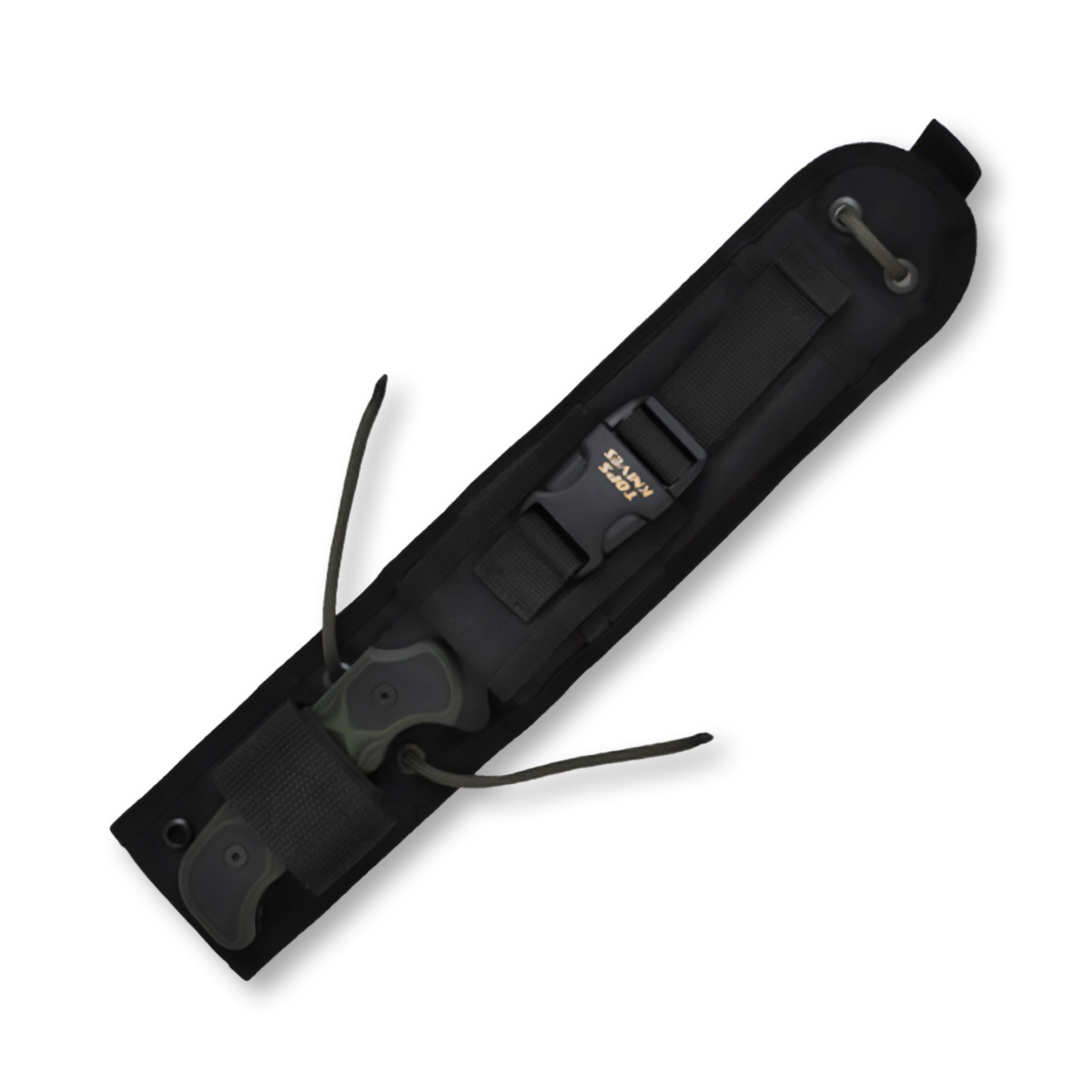 TOPS Knives Mission Teams 21 Fixed Blade 1095 Black Green G-10 TPMT21 View 2