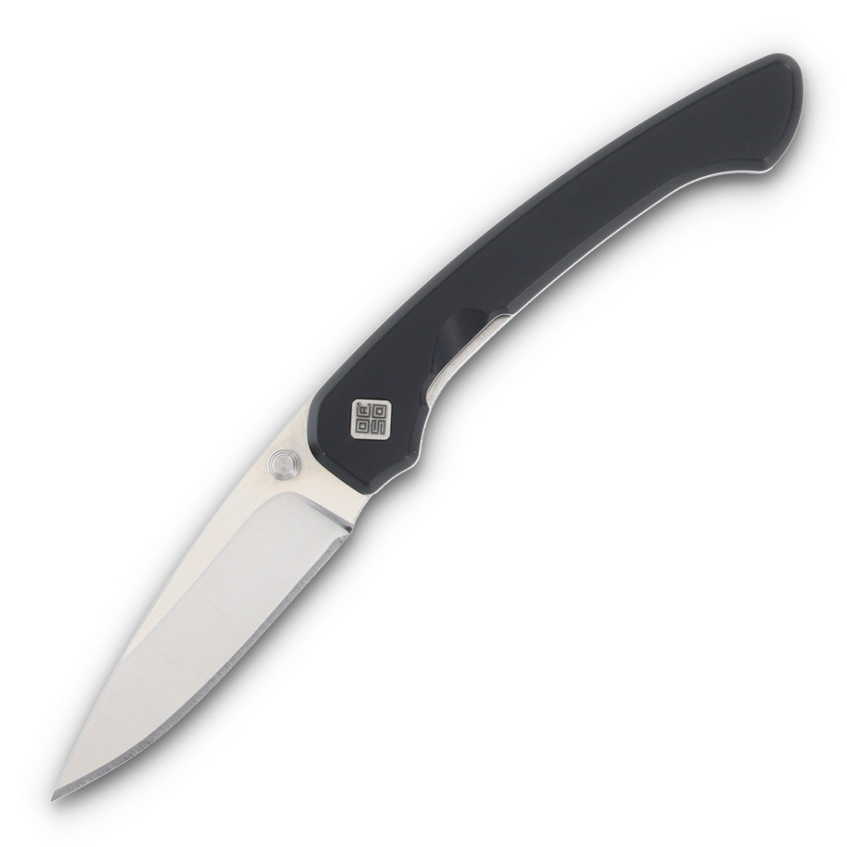 Ocaso Knives Seaton Mini Linerlock Folding Knife (Satin, Black) 42SMB View 1