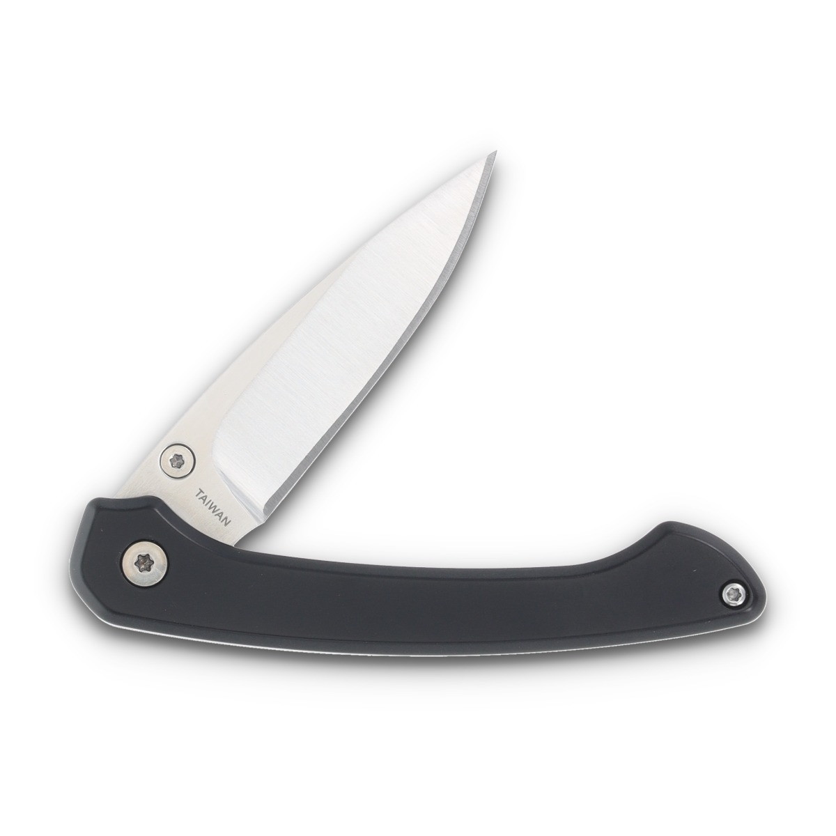 Ocaso Knives Seaton Mini Linerlock Folding Knife (Satin, Black) 42SMB View 4