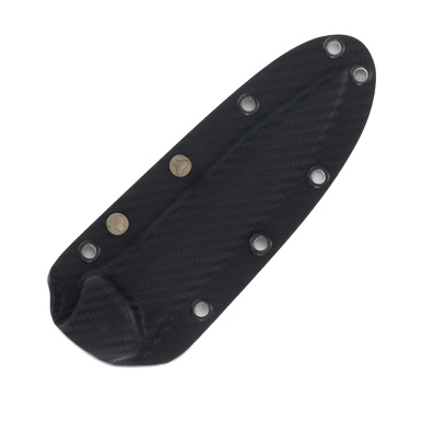 Microtech SOCOM Alpha Signature Series Fixed Blade Knife (S/E Black DLC | Carbon Fiber) MT1131DLCCFS View 10