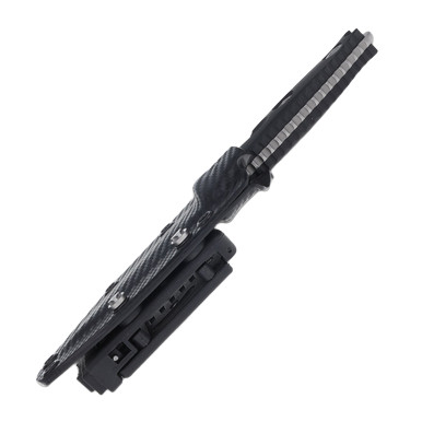 Microtech SOCOM Alpha Mini Fixed Blade Knife (T/E Apocalyptic P/S | Black G-10) View 8