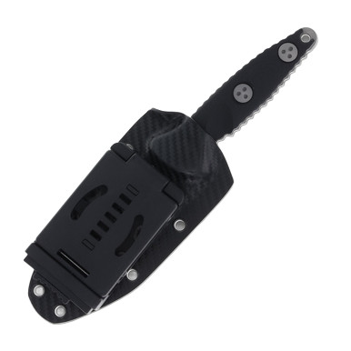 Microtech SOCOM Alpha Mini Fixed Blade Knife (T/E Apocalyptic P/S | Black G-10) View 7