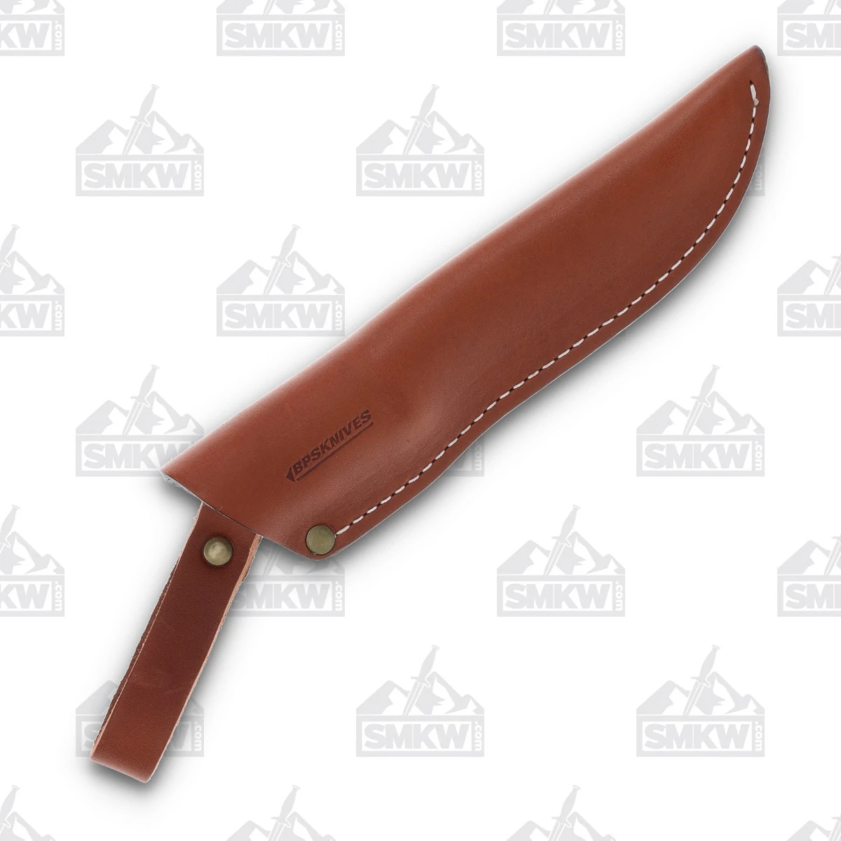 BPS Knives Walnut Camping Fixed Blade Knife 5.1in Plain Drop Point BPSBK06SS View 9