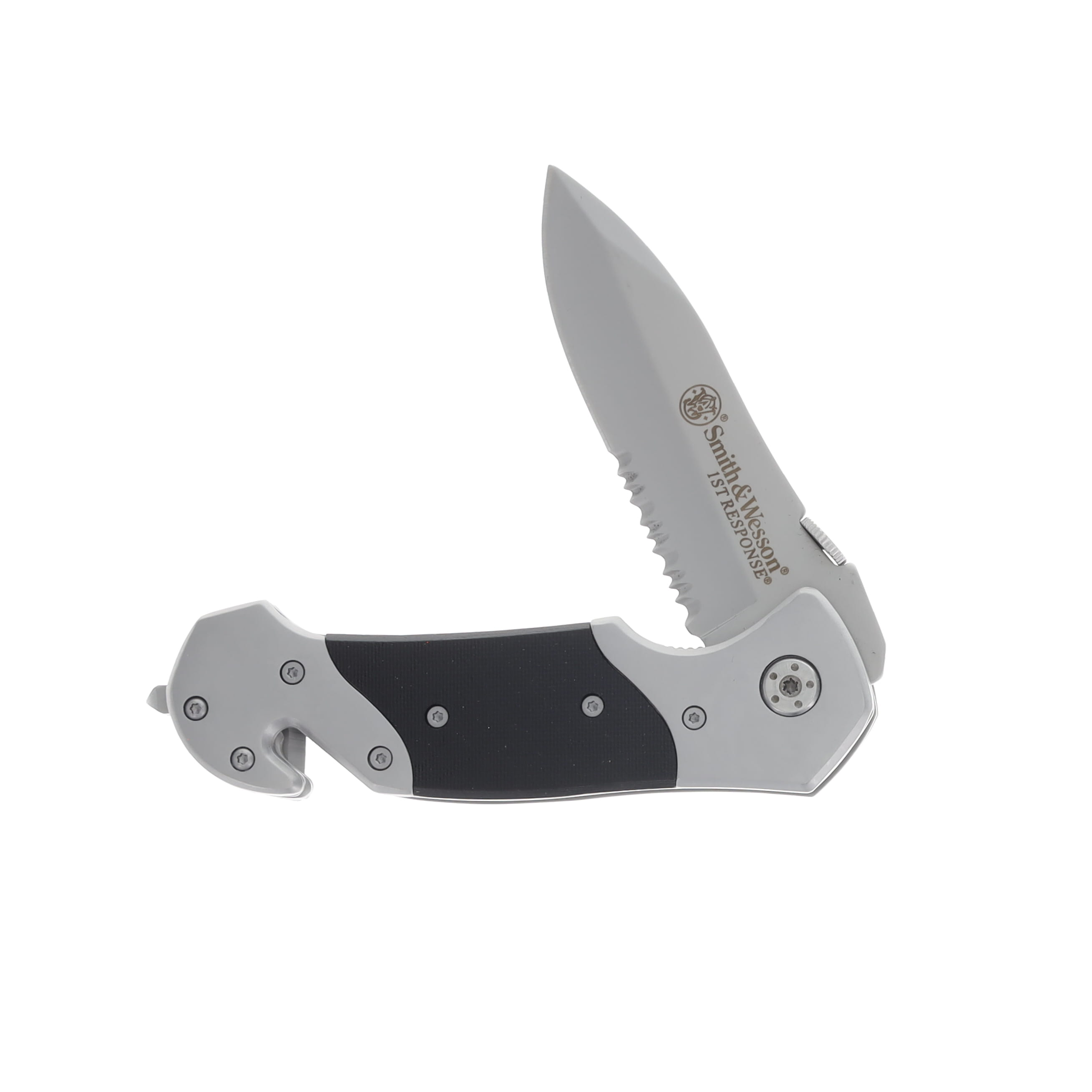 Smith & Wesson First Response Linerlock Black G-10 SWFRS View 3
