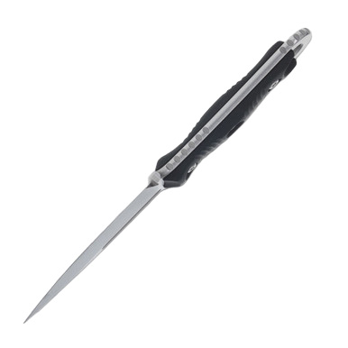 Microtech SBD Fixed Blade Knife 4.45in Serrated Stonewash Dagger View 3