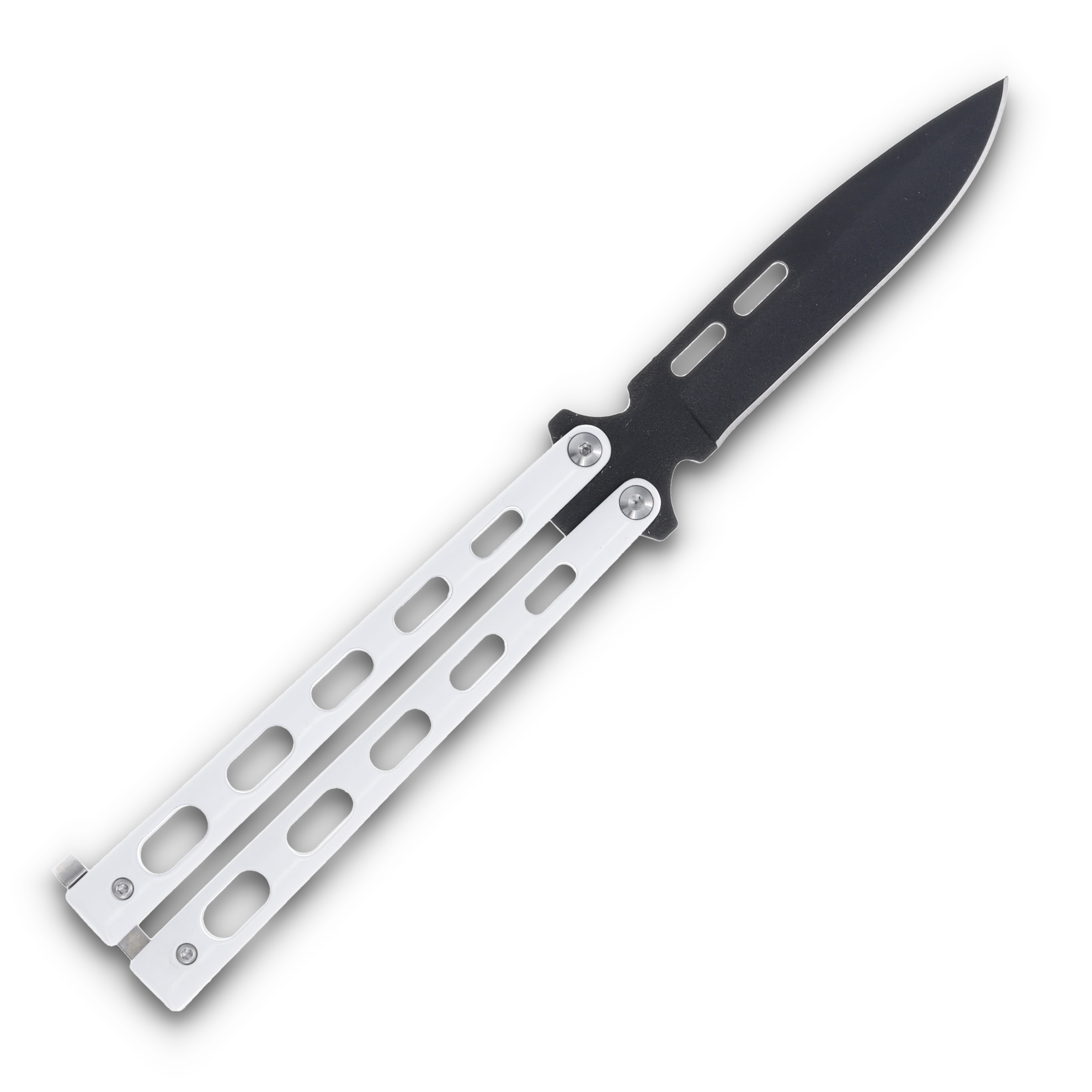 Bear & Son Balisong White Clip Point BR115W View 2