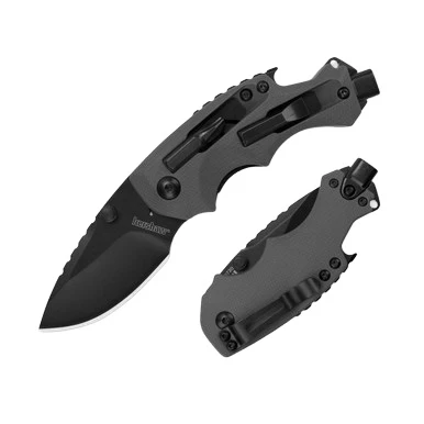 Kershaw Shuffle DIY Folding Knife 2.4in Plain Black Oxide Drop Point KS8720 View 1