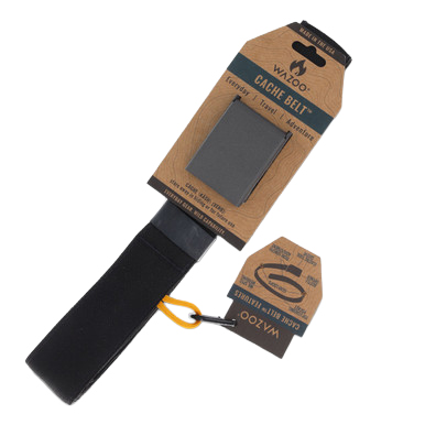Wazoo Cache Belt Black-Tungsten Grey Buckle Size Lg View 4
