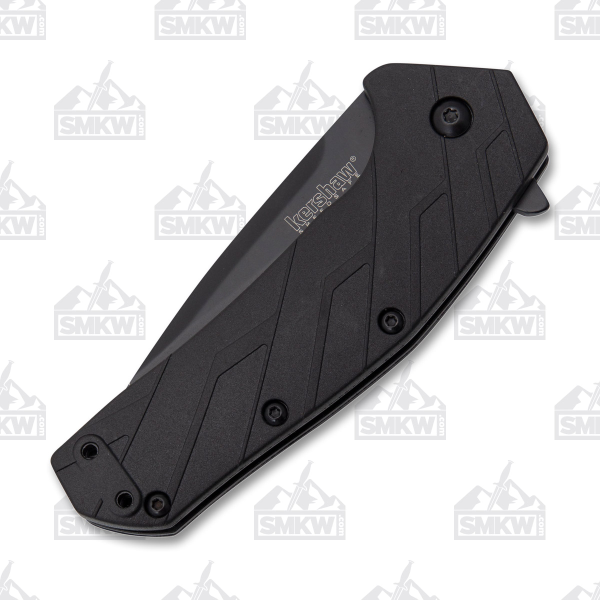 Kershaw Flock Folding Knife 2.87in Black Oxide Drop Point Blade KS1330 View 5