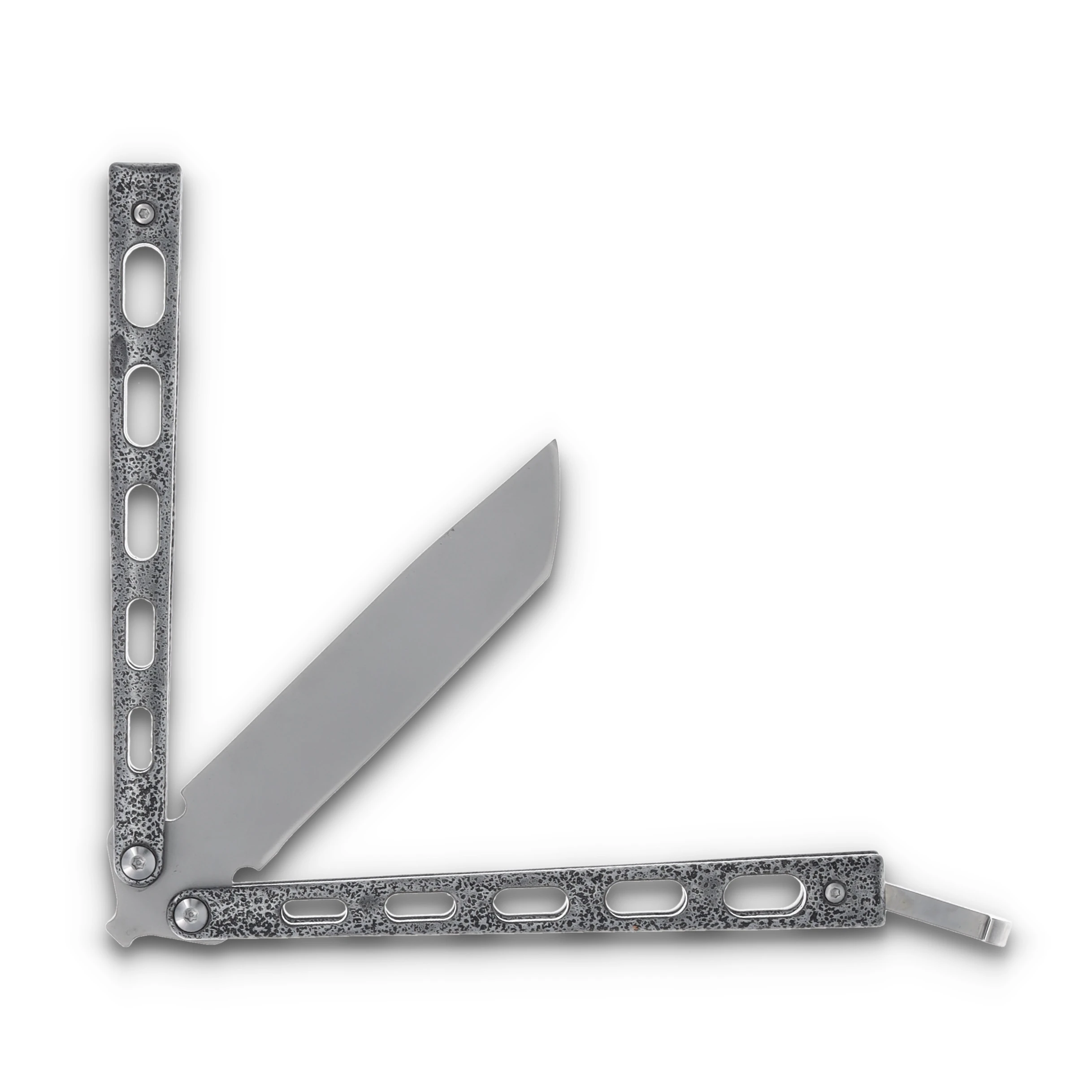Bear & Son Balisong Silver Vein Tanto BR114A BR114A View 3