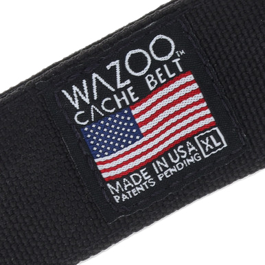 Wazoo Cache Belt Black-Tungsten Grey Buckle XL View 14