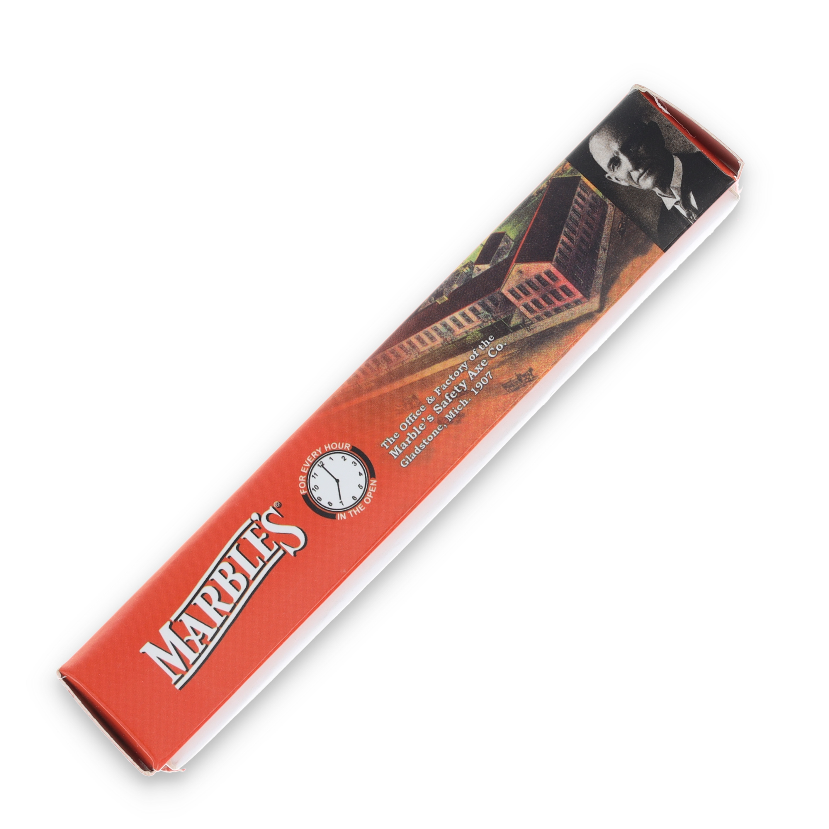 Marbles Red Jigged Bone Hunter 3.5in Satin Clip-Point Folding Knife MR582 View 10