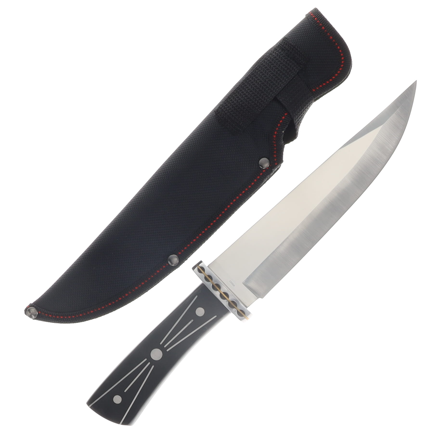 Frost Sharps Cutlery Sleek Bowie Knife 7.12in Plain Satin Clip Point FRSHP002 View 2