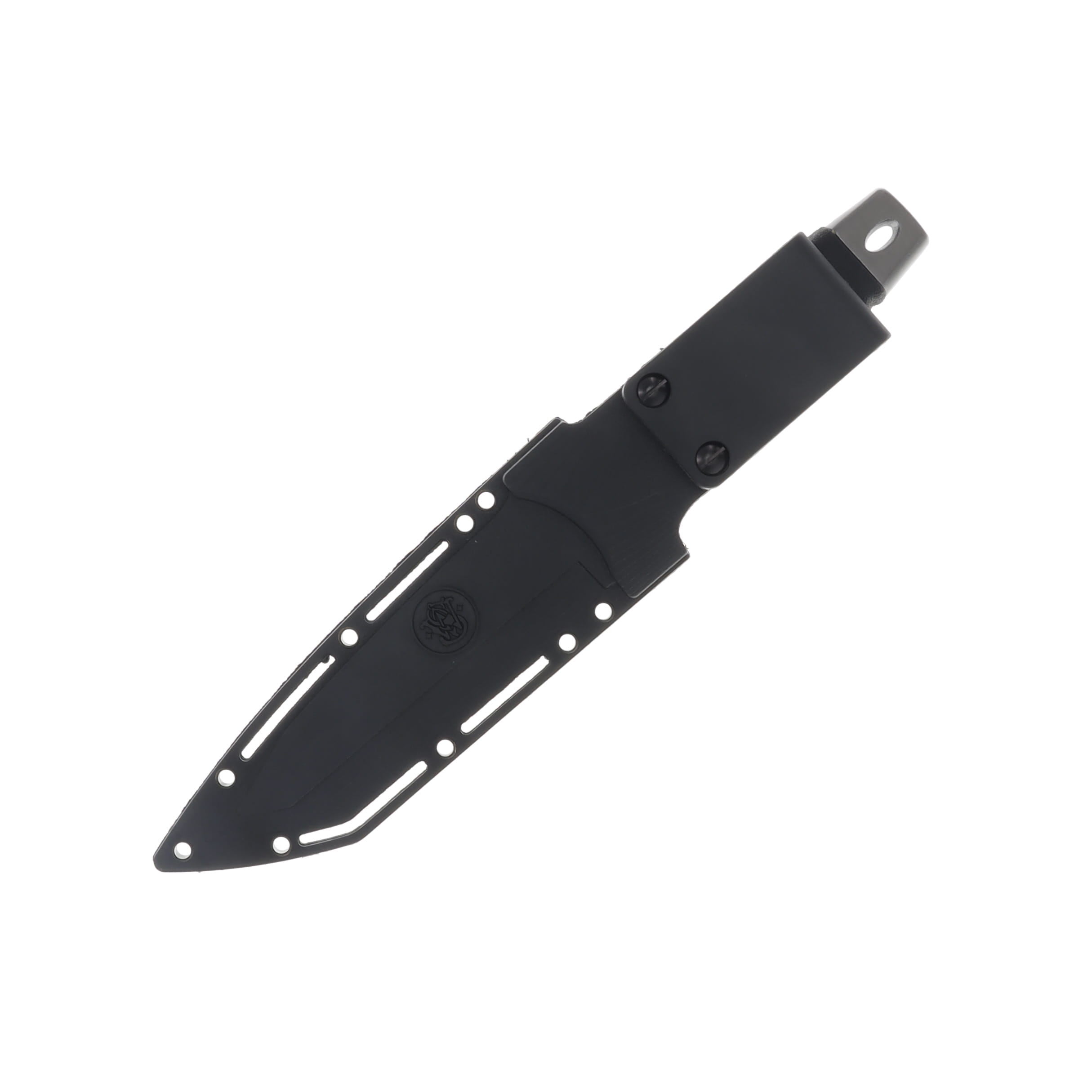 Smith and Wesson Special Ops Fixed Blade Knife 5.2in Part Serr Gray Tanto SW7S View 4