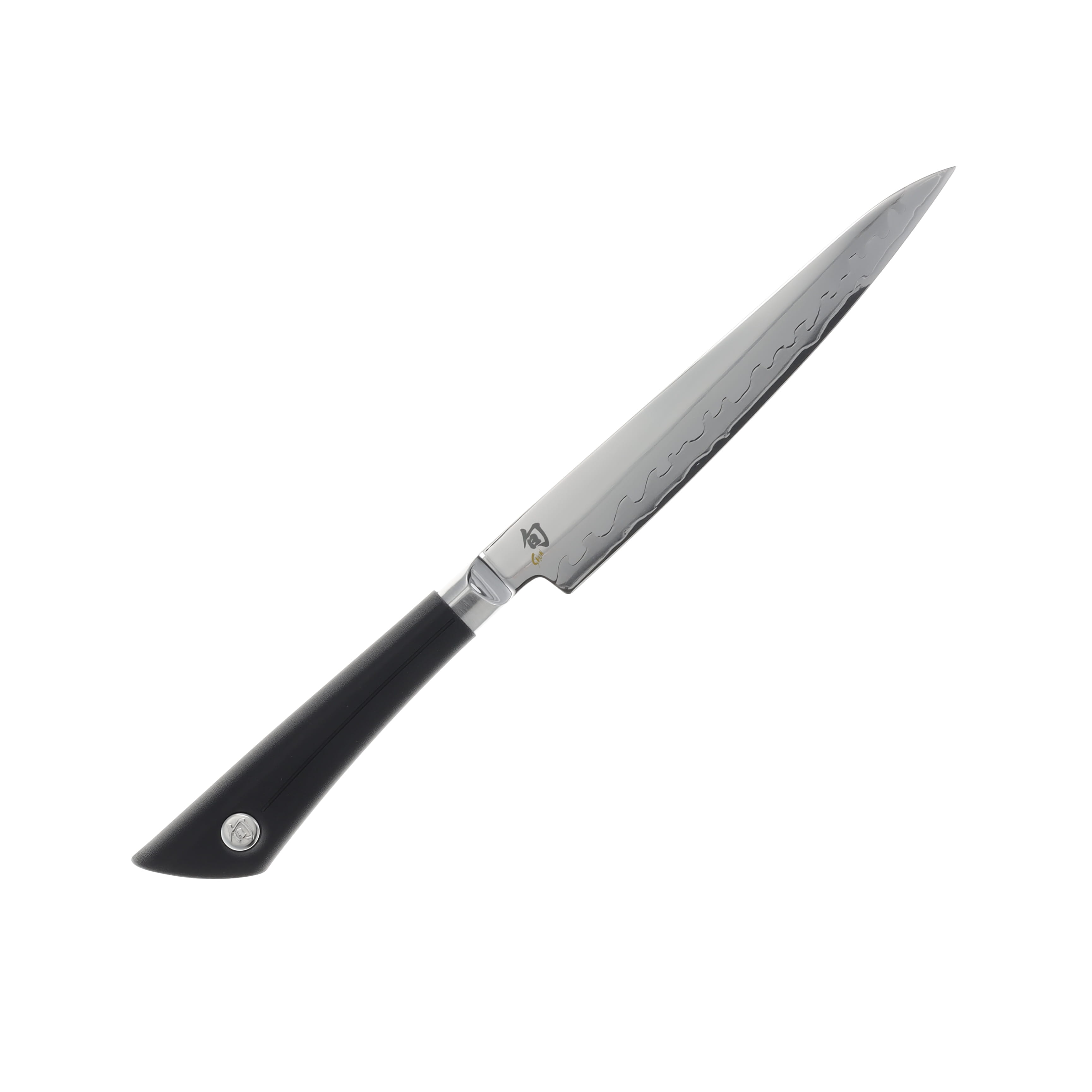 Shun Sora Composite Blade 6in Utility Fixed Knife-Black PP/TPE Handle SVB0701 View 2