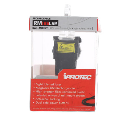 iPROTEC RM185LSR Firearm Light and Red Laser 185 Lumens 4 Modes I View 14