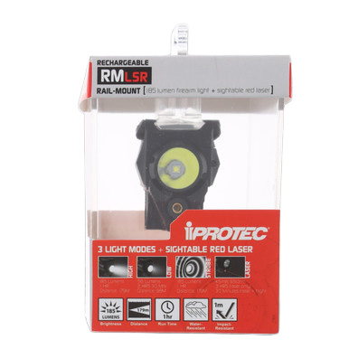 iPROTEC RM185LSR Firearm Light and Red Laser 185 Lumens 4 Modes I View 12