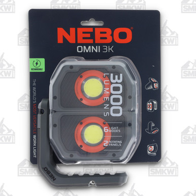 NEBO Omni 3K Work Light Grey-Black 3000 Lumens 6 Settings View 30