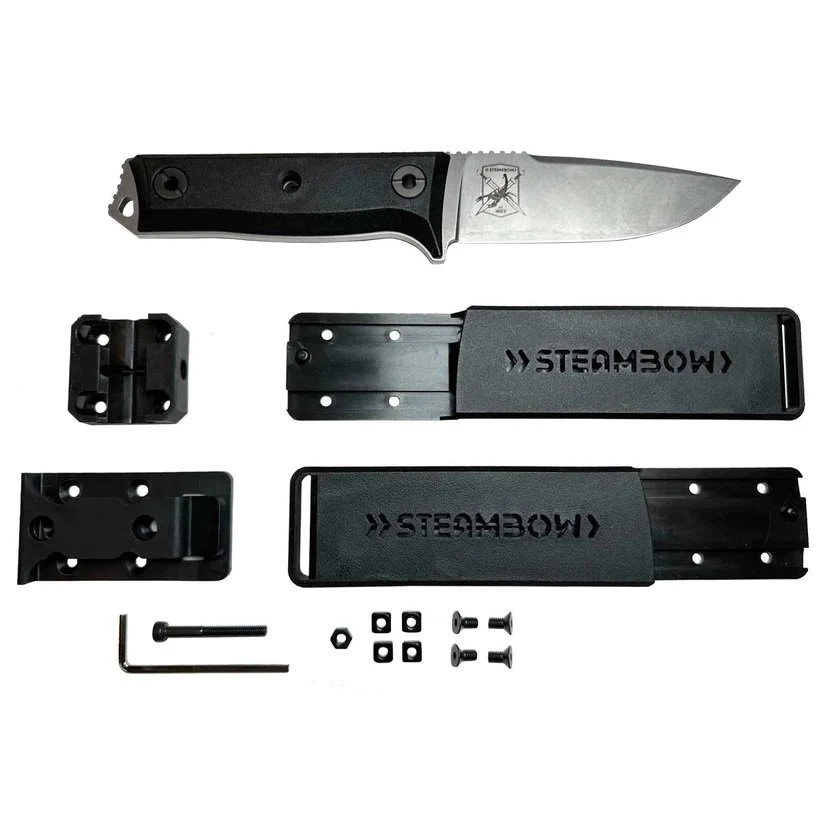 Steambow AR-Series K1 Knife-light Stonewashed Finish Fixed Blade 0000622 View 1