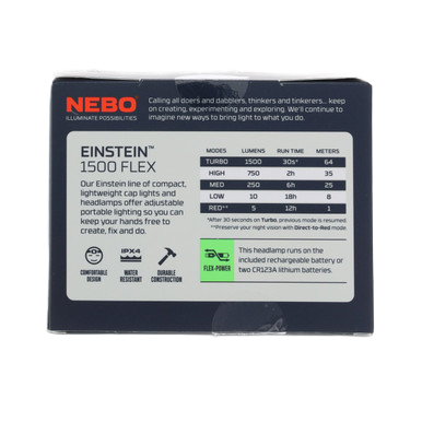 NEBO Einstein 1500 Headlamp RC /Flex View 11