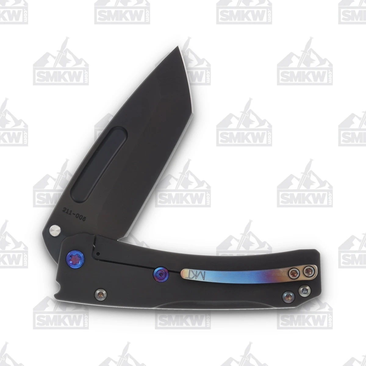 Medford Slim Midi S45VN PVD Tanto Blade PVD Handle Flamed Hardware Brush Flamed Clip MK2014PT-30PV-TPCP-Q4 View 4