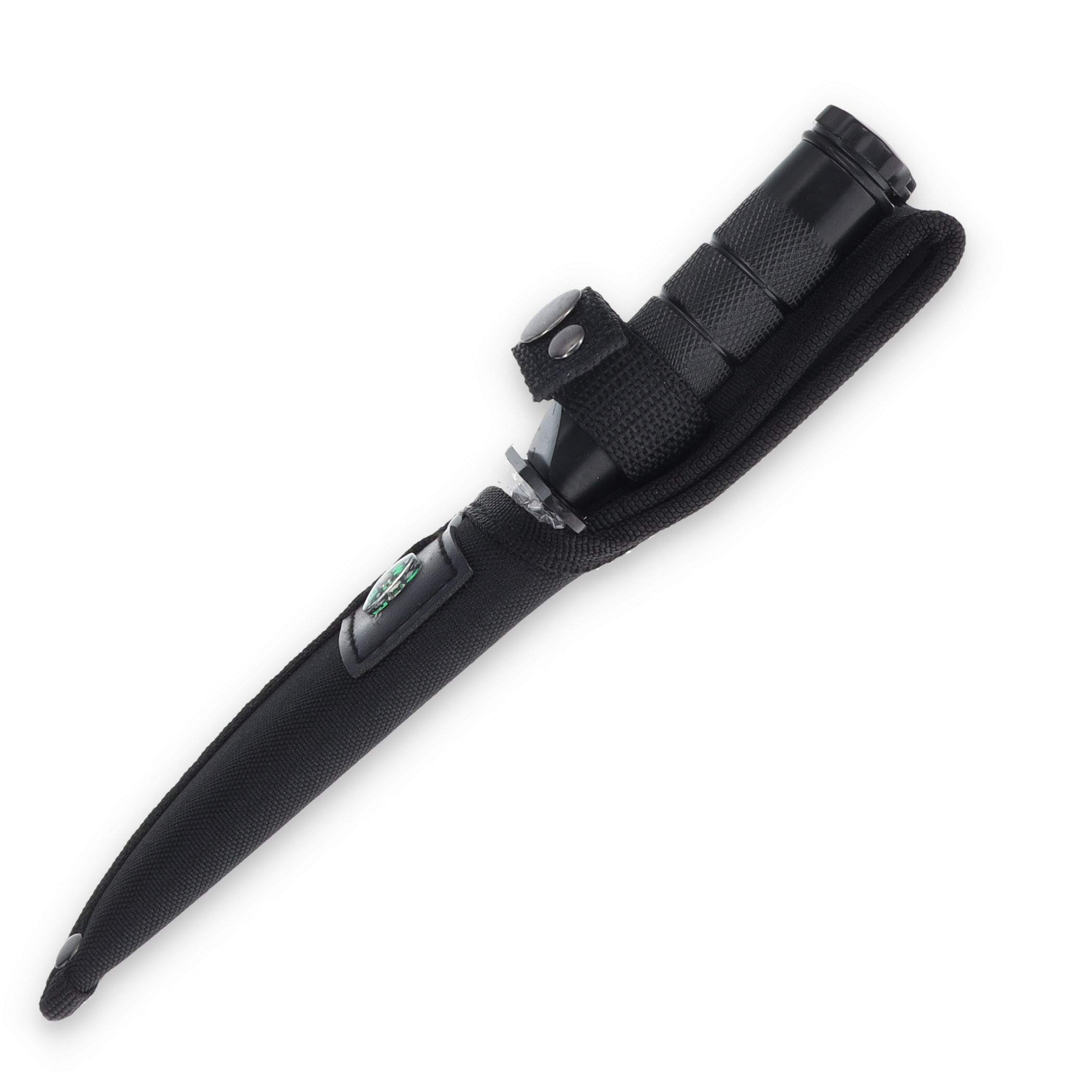 Combat Ready Survival Fixed Blade Knife Black with Survival Kit CBR376 View 5