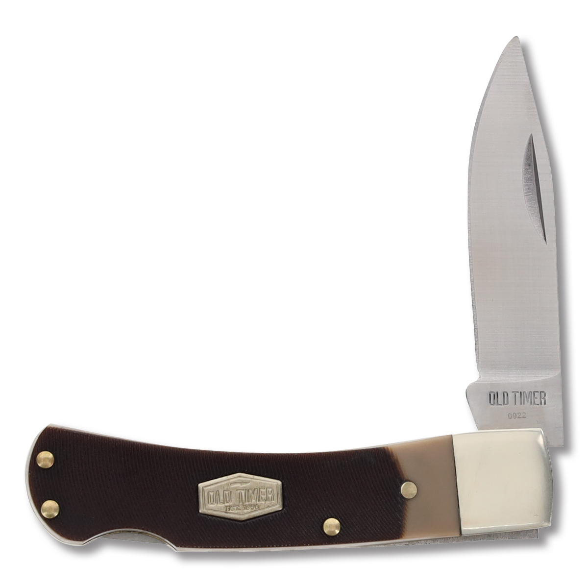 Old Timer Bearhead Lockback Pocket Knife SCT3 View 1