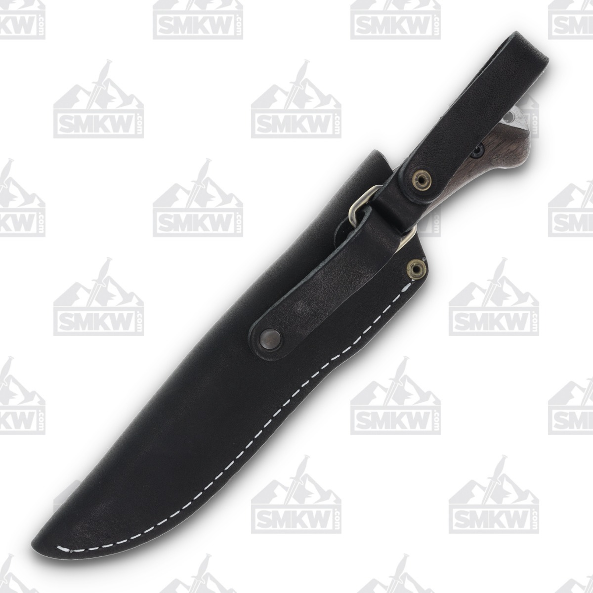 BPS Knives Savage Bushcraft Fixed Blade 4.5in Plain Satin Drop Point BPSSVGCS View 3
