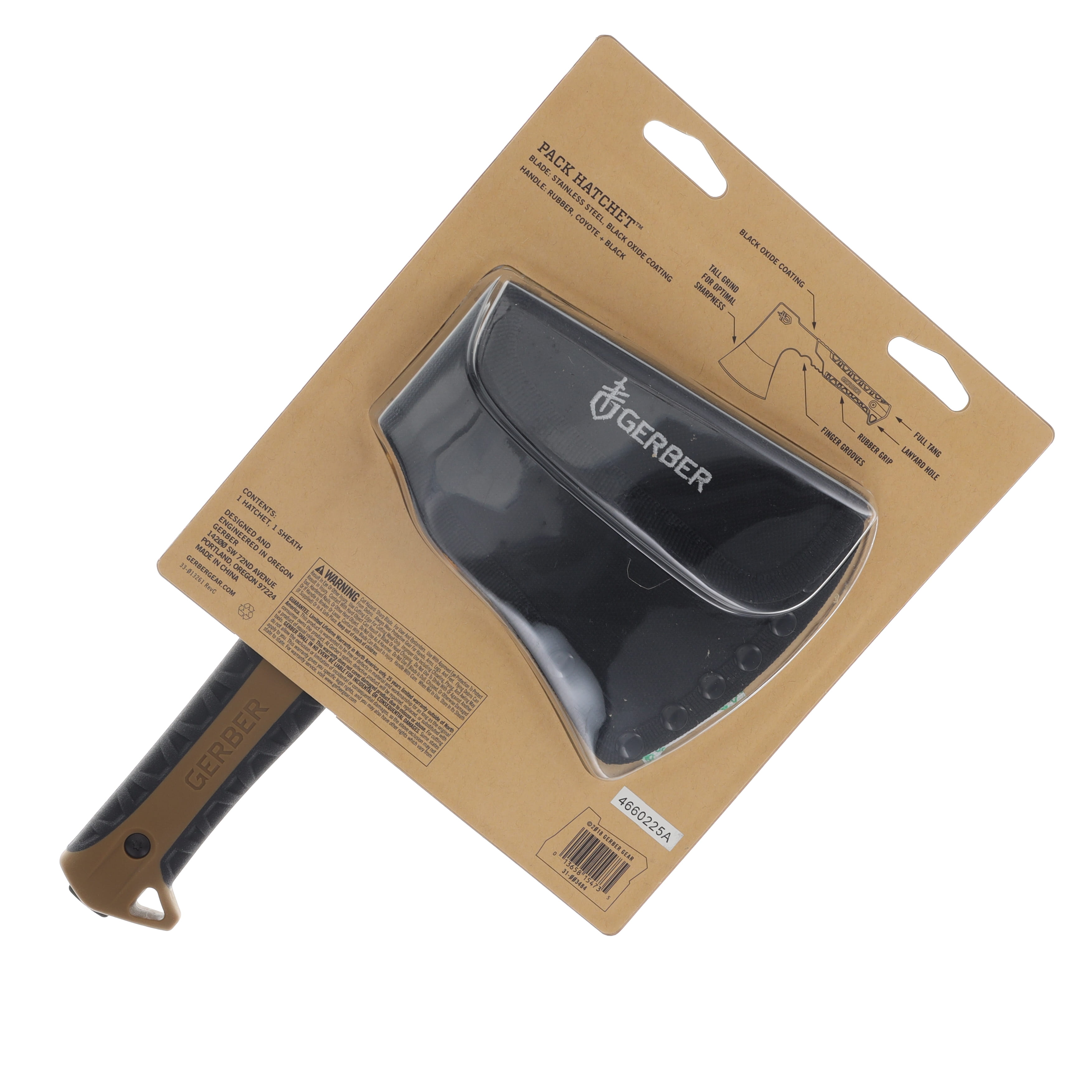 Gerber Pack Hatchet Coyote Brown 9.46in G3484 View 5