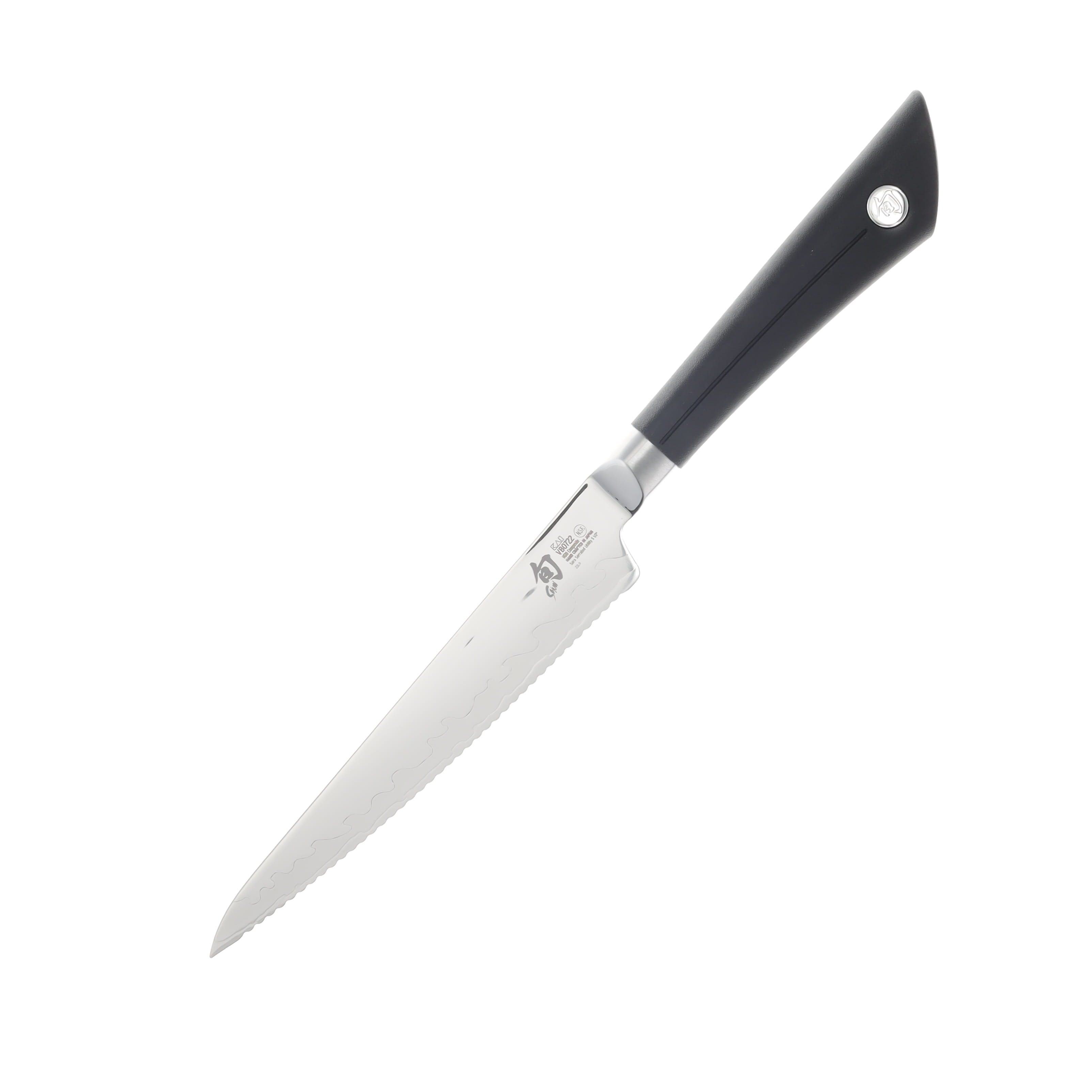 Shun Sora Composite Blade 5.5" Serrated Utility Knife SVB0722 View 1