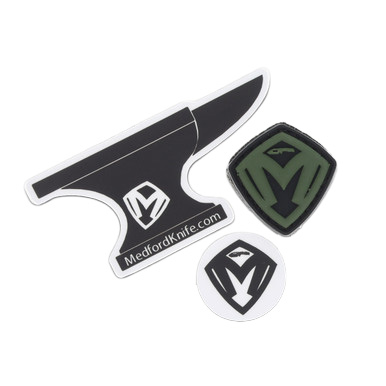 Medford Infraction Folding Knife PVD S45VN Tsunami Titanium/PVD Hardware View 12